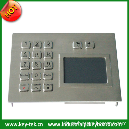IP65 Dynamic Ruggedized Tough Industrial Touchpad with Keypad